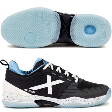 Munich Padelschuhe Atomik 51 black light blue 2026