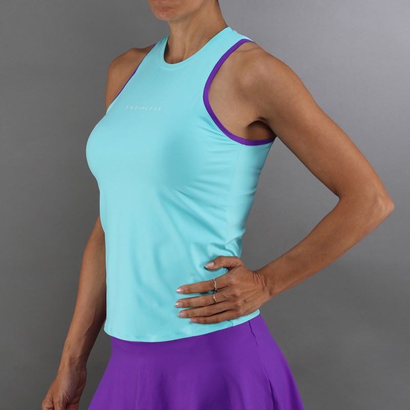 Endless Essential T-Shirt blau violett