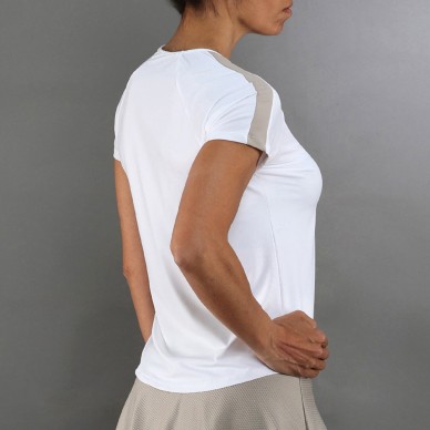 Endless Mesh II t-Shirt weiß delave