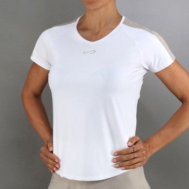 Endless Mesh II t-Shirt weiß delave