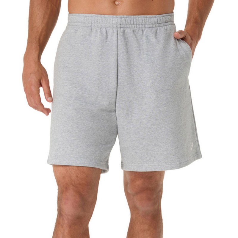 Short Asics French Terry Relaxed 7IN grau