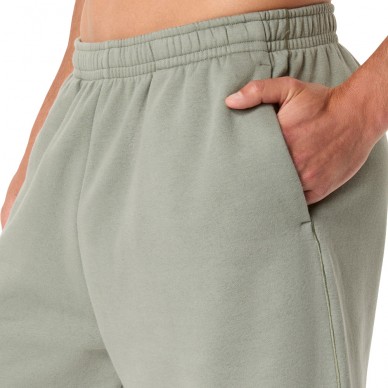 Asics Fleece Relaxed 7IN Short in Salbei Grün