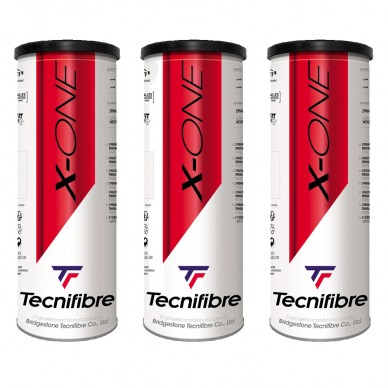 Pack 3 Dosen Bälle Tecnifibre X-One