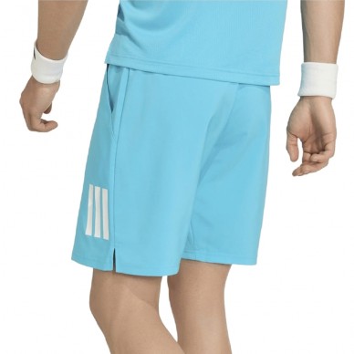 Adidas Club 3STR Shorts in Cyan Blau