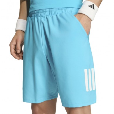Adidas Club 3STR Shorts in Cyan Blau