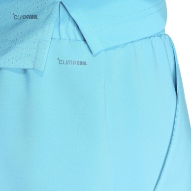 Adidas Club 3STR Shorts in Cyan Blau