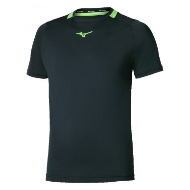 Mizuno Tennis Tee schwarzes T-Shirt