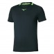 Mizuno Tennis Tee schwarzes T-Shirt
