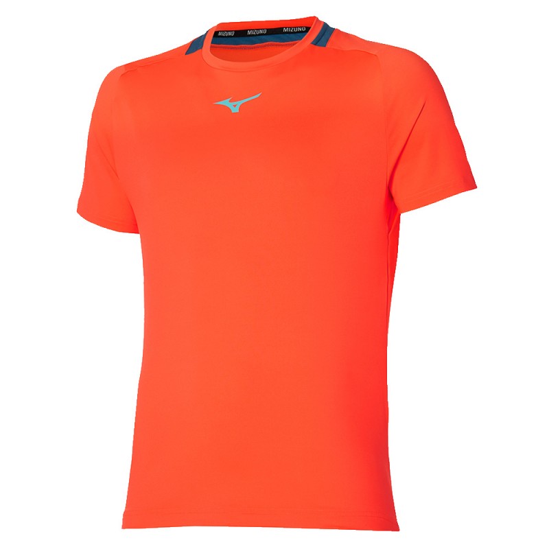 Mizuno Tennis Tee rot T-Shirt