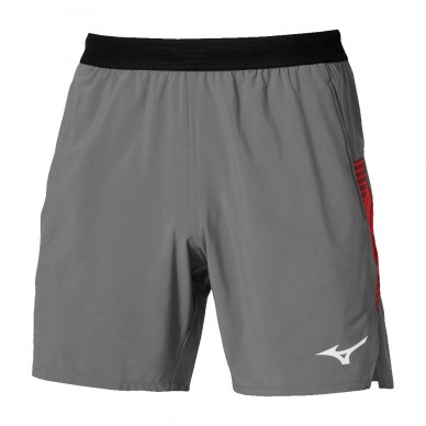 Mizuno Tennis short 7 Zoll Amply grau