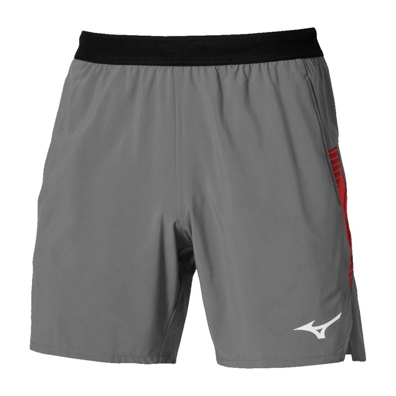 Mizuno Tennis short 7 Zoll Amply grau