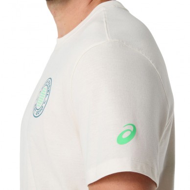 Asics Court Graphic SS Top weißes T-Shirt