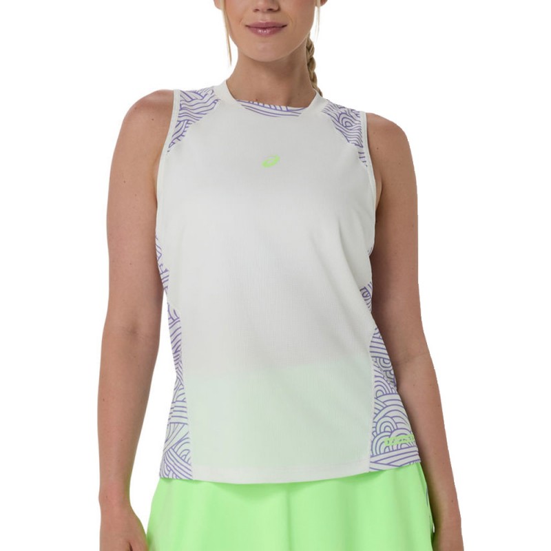 Asics Court All Over Print T-Shirt creme