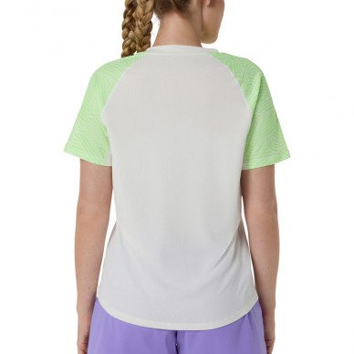 Asics Court All Over Print SS Top T-Shirt grün weiß