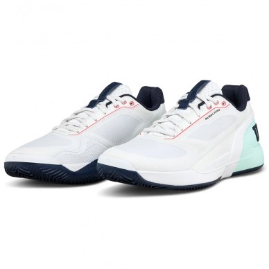 Wilson Padelschuhe Rush Pro 5 Clay White Bay 2026