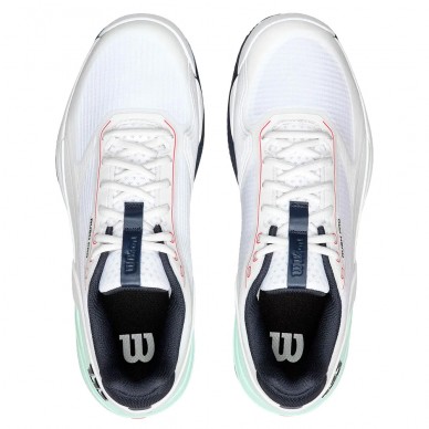 Wilson Padelschuhe Rush Pro 5 Clay White Bay 2026