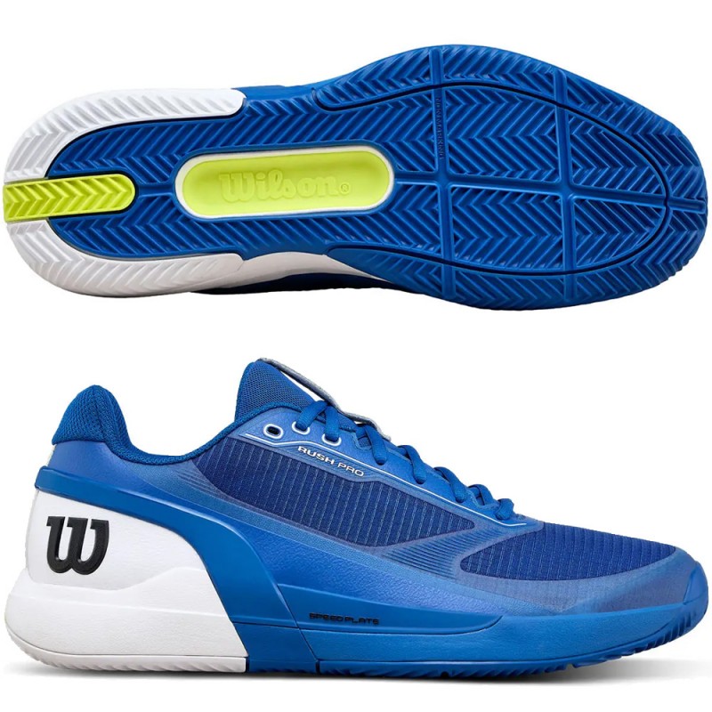 Wilson Padelschuhe Rush Pro 5 Clay diva blue 2026