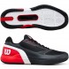 Wilson Padelschuhe Rush Pro 5 Clay black red 2026