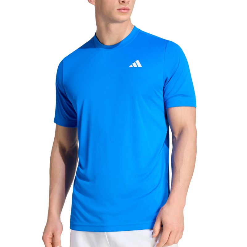 Adidas Club T-Shirt in Cyan Blue