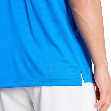 Adidas Club T-Shirt in Cyan Blue