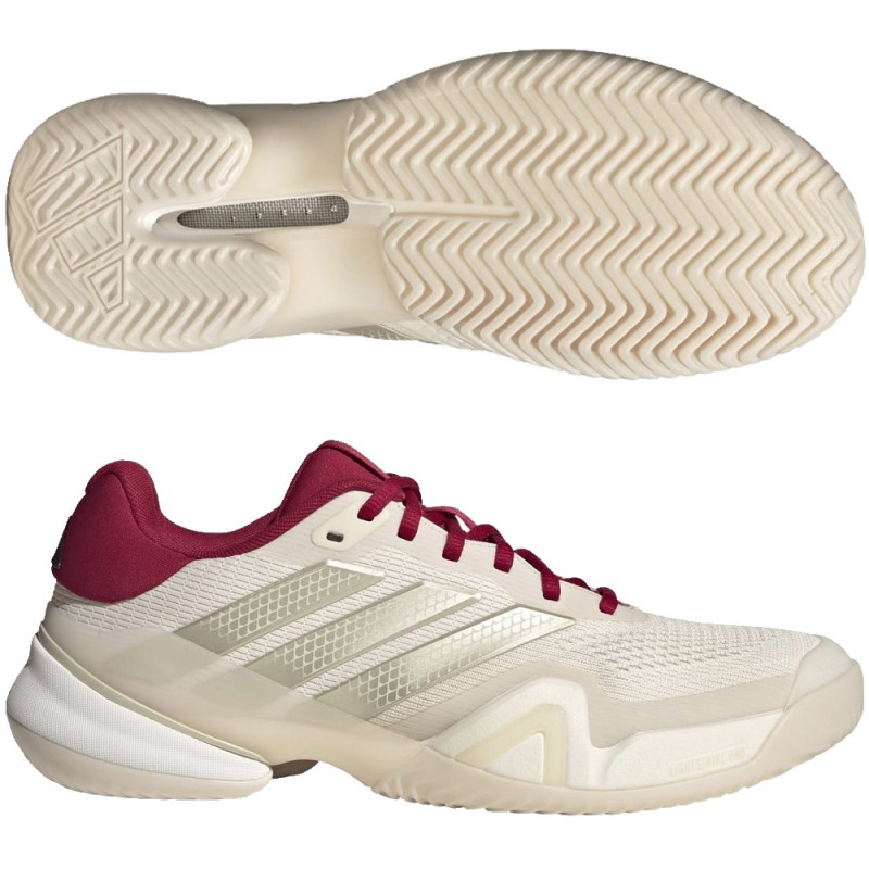 Adidas Padelschuhe Barricade 14 M Clay white ice gold 2026