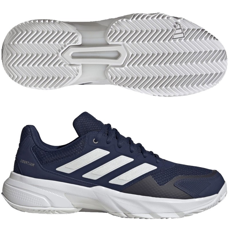 Adidas Padelschuhe Courtjam Control 3 M Clay dark blue 2026