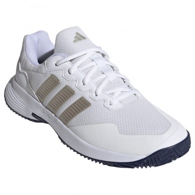 Adidas Padelschuhe Gamecourt 2 M white metallic dark blue 2026