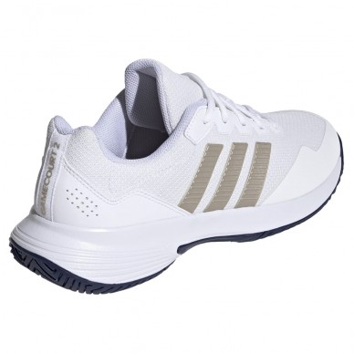 Adidas Padelschuhe Gamecourt 2 M white metallic dark blue 2026
