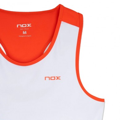 Nox Team Tanktop weiß rot