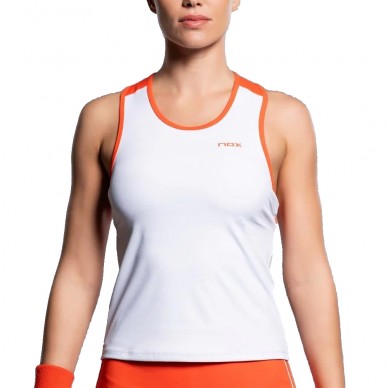 Nox Team Tanktop weiß rot