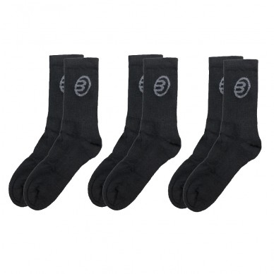 Socken Bullpadel BP262 3er Pack schwarz