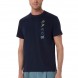 Asics Game Seasonal Graphic Tee T-Shirt blau Mitternacht