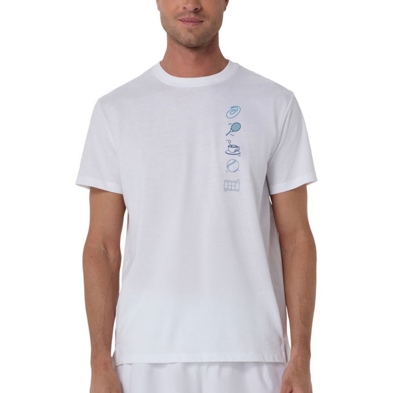 Asics Game Seasonal Gracphic Tee T-Shirt weiß