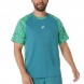 Asics Court All Over Print SS Top T-Shirt blaugrün