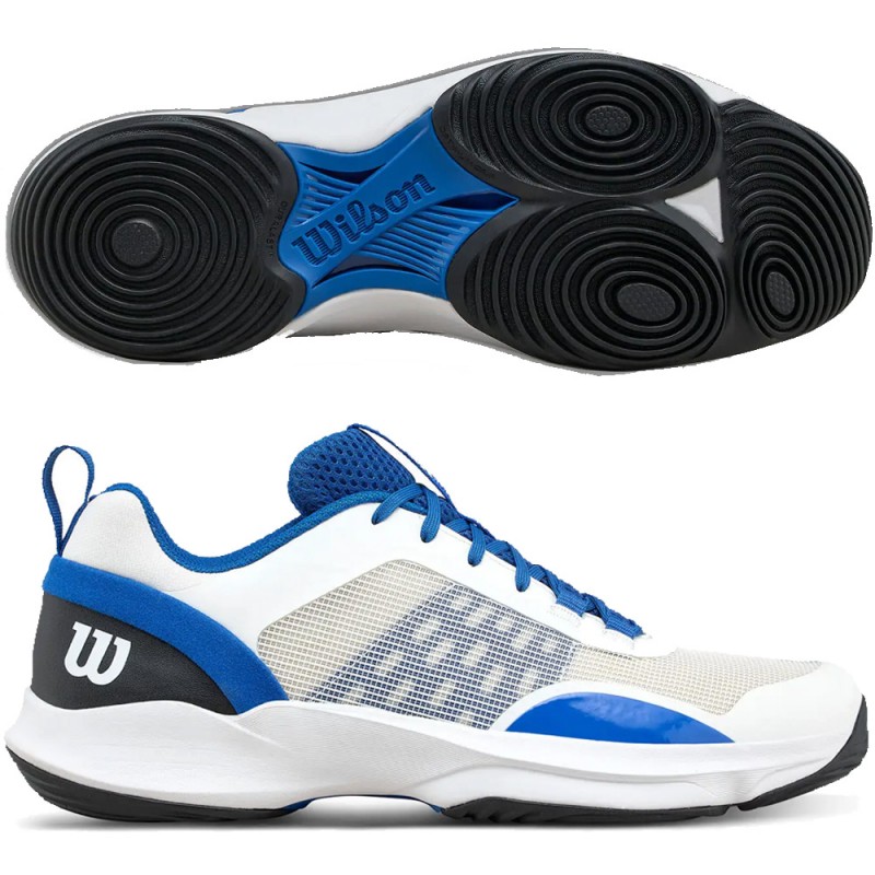 Wilson Padelschuhe Hurakn Pro V2 white deja vu blue 2025