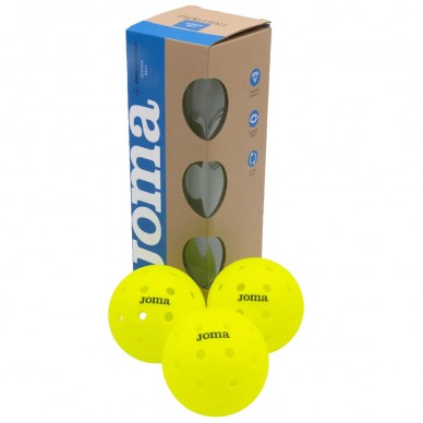 Joma Pickleballballen Bälle fluoreszierendes Gelb