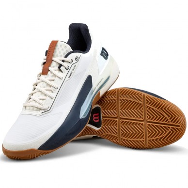 Wilson Padelschuhe Rush Tour 5 Clay White Navy 2026