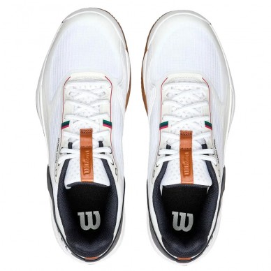 Wilson Padelschuhe Rush Pro 5 Clay white navy 2026