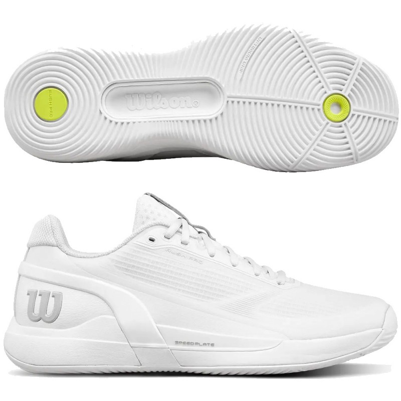 Wilson Padelschuhe Rush Pro 5 Padel white 2026