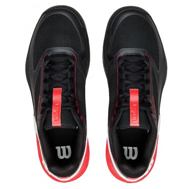 Wilson Padelschuhe Rush Pro 5 Padel black red 2026