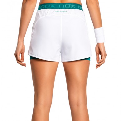 Short Nox Pro Woman weiß grün