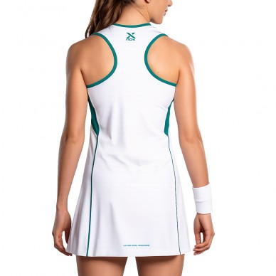 Nox Pro Kleid weiß grün