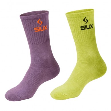 Socken Siux Groove 2er-Pack grün violett