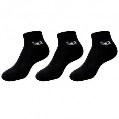 Siux Basic kurze Socken Pack 3u schwarz