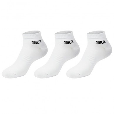 Socken Siux Basic kurze 3er-Pack weiß