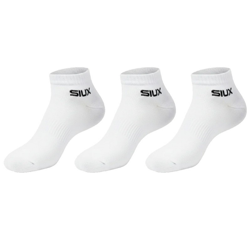 Socken Siux Basic kurze 3er-Pack weiß