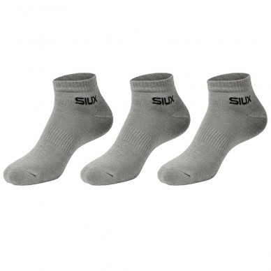 Siux Socken Basic kurze Pack 3er grau