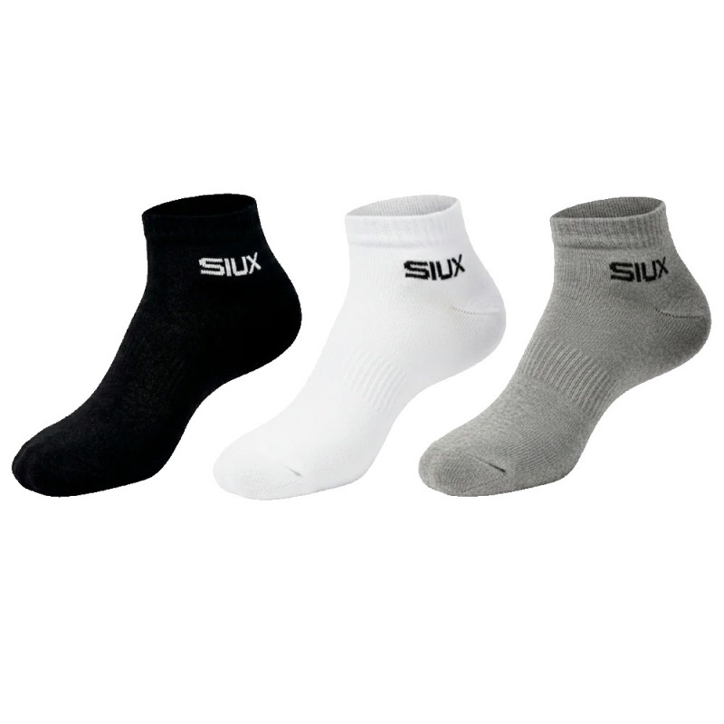 Socken Siux Basic kurze 3er Pack Mix
