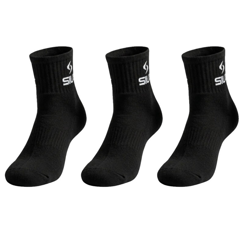Socken Siux Basic 3er Pack schwarz