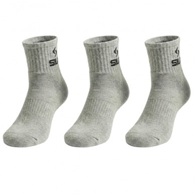 Socken Siux Basic 3er Pack grau